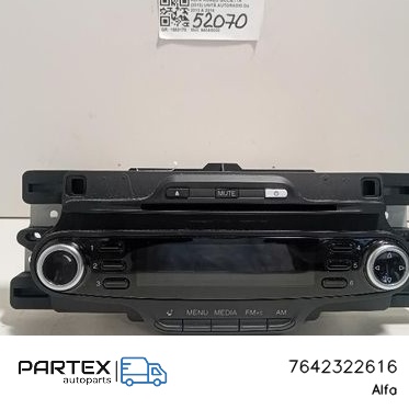 7642322616 - Панель радіо мультимедіа Alfa Romeo Giulietta 2013
