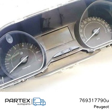 769317790u - Спідометр панель приладів Peugeot 208 2019