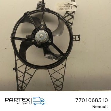 7701068310 - Електровентилятор радіатора Mini One - Cooper Cabrio R52 2023