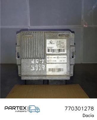 770301278 - Блок керування двигуном ECU Dacia Lodgy 2013