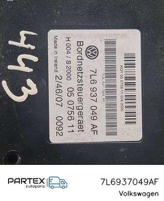 7L6937049AF - Блок комфорту Volkswagen Touareg I 2008