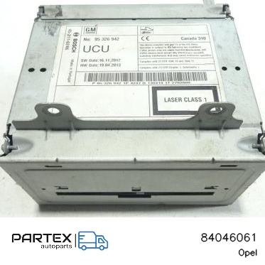 84046061 - Панель радіо мультимедіа Opel Astra J 2013