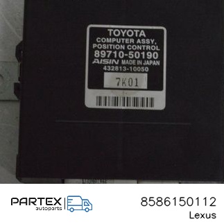 8586150112 - Блок комфорту Lexus LS 460 - 600H 2008