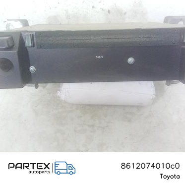 8612074010c0 - Панель радіо мультимедіа Toyota iQ 2014