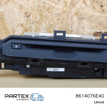 8614076E40 - Панель радіо мультимедіа Lexus UX 2020