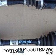 8643361BMWW Піввісь задня Mini One Cooper F56 F55 2020