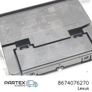 8674076270 - Блок керування Bluetooth Lexus ES 250 - 300 - 330 2023