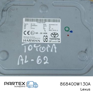 868400W130A - Блок керування GPS Lexus ES VII XZ10 2021