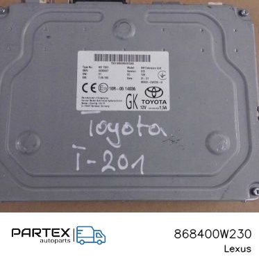 868400W230 - Блок керування GPS Lexus UX 2020