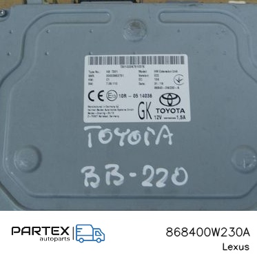 868400W230A - Блок керування GPS Lexus UX 2020