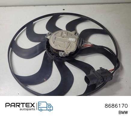 8686170 - Електровентилятор радіатора BMW X7 G07 2019
