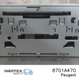 8701A470 - Панель радіо мультимедіа Peugeot 208 2013