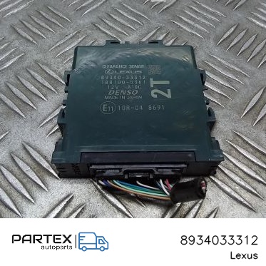 8934033312 - Блок керування парктроніком Lexus ES 250 - 300 - 330 2019