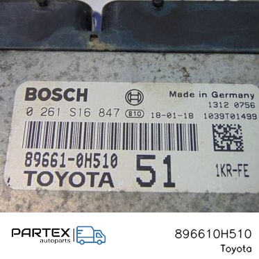 896610H510 - Блок керування двигуном ECU Toyota Aygo AB10 2017