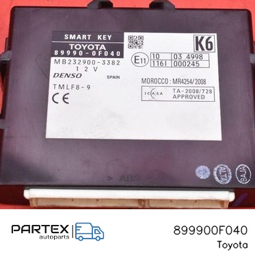 899900F040 - Блок керування двигуном ECU Toyota Corolla Verso E110 2017