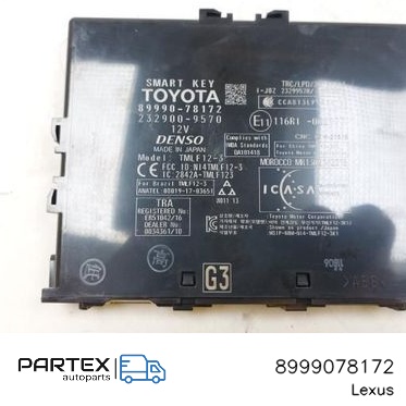 8999078172 - Блок керування двигуном Lexus NX 2014