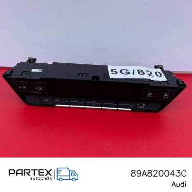 89A820043C - Панель кондиціонера Audi Q4 Sportback e-tron 2021