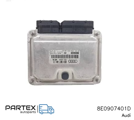 8E0907401D - Блок керування двигуном ECU Audi A4 S4 B6 8E 8H 2002