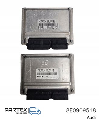 8E0909518 - Блок керування двигуном ECU Audi A4 S4 B6 8E 8H 2001