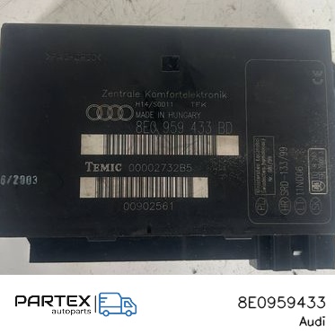 8E0959433 - Блок комфорту Audi A4 S4 B6 8E 8H 2003