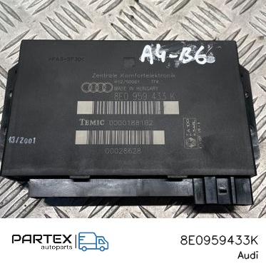 8E0959433K - Блок комфорту Audi A4 S4 B6 8E 8H 2003