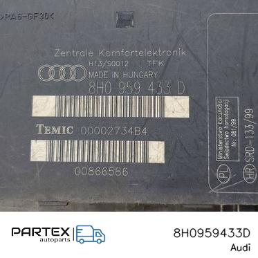 8H0959433D - Блок комфорту Audi A4 S4 B6 8E 8H 2004