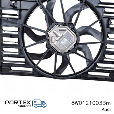 8W0121003Bm - Електровентилятор радіатора Audi Q8 e-tron 2024