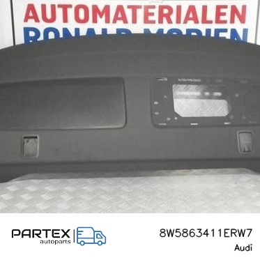 8W5863411ERW7 - Полиця багажника шторка Audi A4 S4 B9 2016