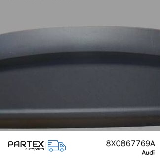 8X0867769A - Полиця багажника шторка Audi A1 2014
