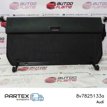 8v7825133a - Полиця багажника шторка Audi A3 S3 8V 2014