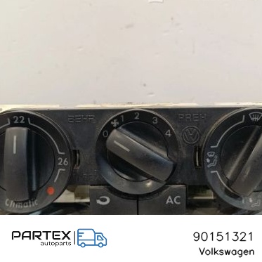 90151321 - Панель клімат-контролю Volkswagen Polo IV 9N3 2008