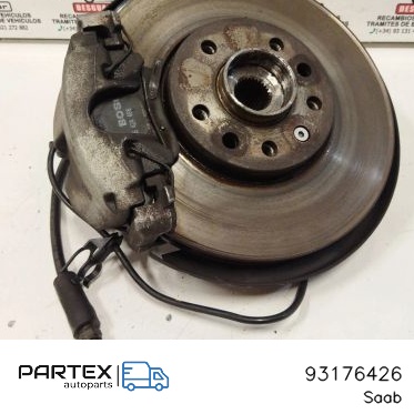 93176426 - Поворотний кулак переднього колеса Saab 9-5 2001
