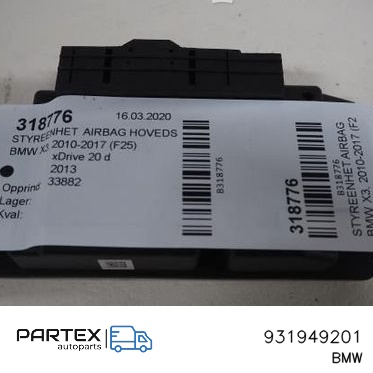 931949201 - Блок керування ABS BMW X3 F25 2013
