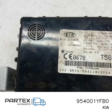 954001YFB0 - Блок керування двигуном KIA Picanto 2016
