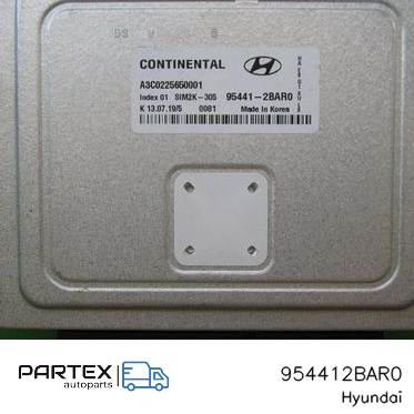 954412BAR0 - Блок керування двигуном ECU Hyundai Ioniq 2019