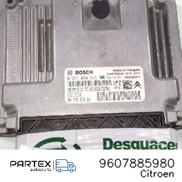9607885980 - Блок керування двигуном ECU Citroen C4 II Picasso 2013