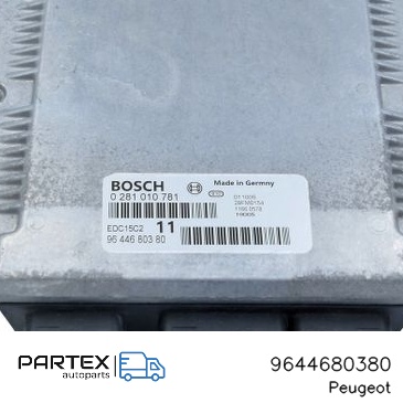 9644680380 - Блок керування двигуном Peugeot 508 2015