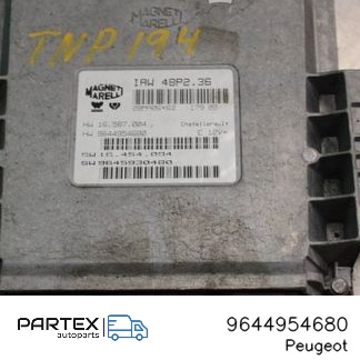 9644954680 - Блок керування двигуном ECU Peugeot 307 2002