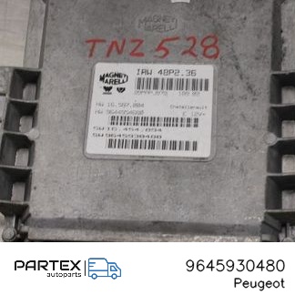 9645930480 - Блок керування двигуном ECU Peugeot 307 2001