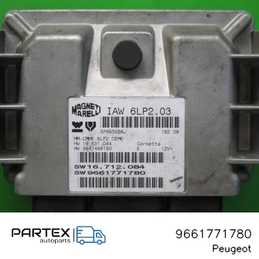 9661771780 - Блок керування двигуном ECU Peugeot 206 2014