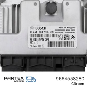 9664538280 - Блок керування двигуном ECU Peugeot 1007 2008