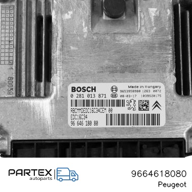 9664618080 - Блок керування двигуном Peugeot 308 2009