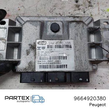 9664920380 - Блок керування двигуном Peugeot 207 2009