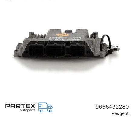 9666432280 - Блок керування двигуном Peugeot Bipper 2010