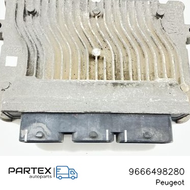 9666498280 - Блок керування двигуном Peugeot 206+ 2010