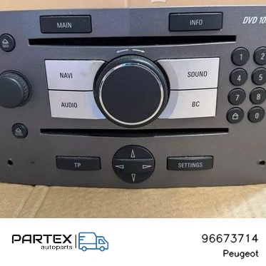 96673714 - Панель радіо мультимедіа Peugeot 208 I 2015