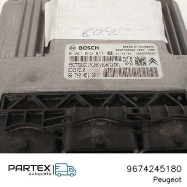 9674245180 - Блок керування двигуном Peugeot 308 2011