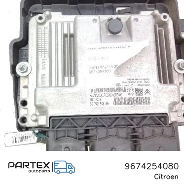 9674254080 - Блок керування двигуном Peugeot 207 2010
