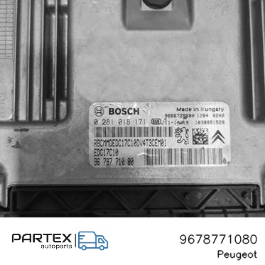 9678771080 - Блок керування двигуном ECU Peugeot 2008 I 2016