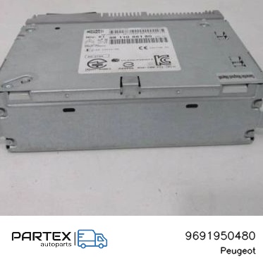 9691950480 - Панель радіо мультимедіа Peugeot 208 2016